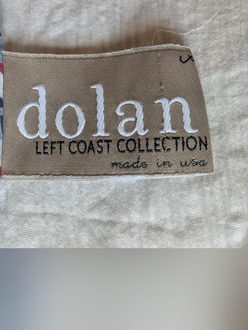 dolan Cream Drawstring Tank Top - Picture 3 of 4